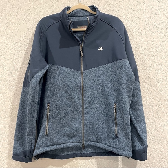 Peter Millar Navy and Gray Performance Jacket - Picture 1 of 4